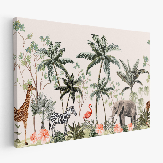 Canvas Print for Kids - Jungle Animals