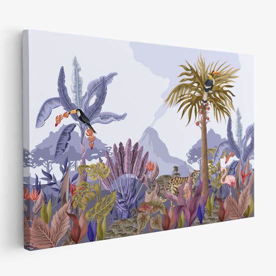 Canvas Print for Kids - Jungle Animals