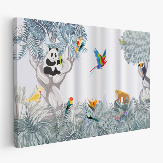 Canvas Print for Kids - Jungle Animals