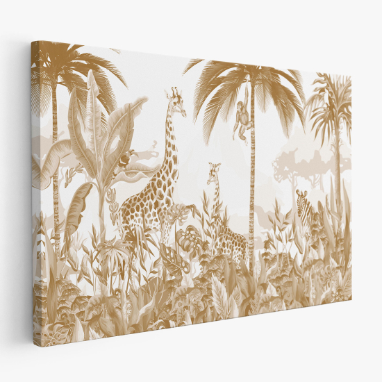 Canvas Print for Kids - Jungle Animals