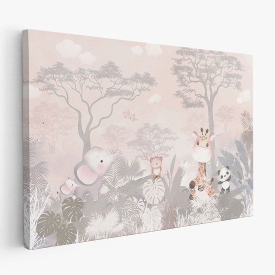 Canvas Print for Kids - Jungle Animals