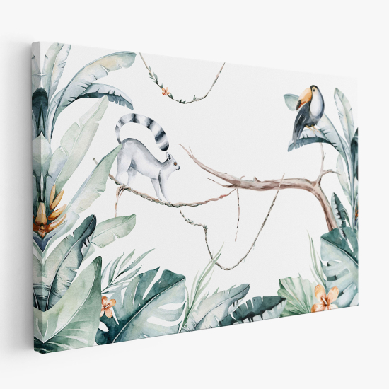 Canvas Print for Kids - Jungle Animals