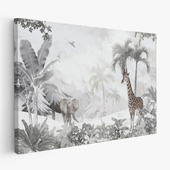 Canvas Print for Kids - Jungle Animals