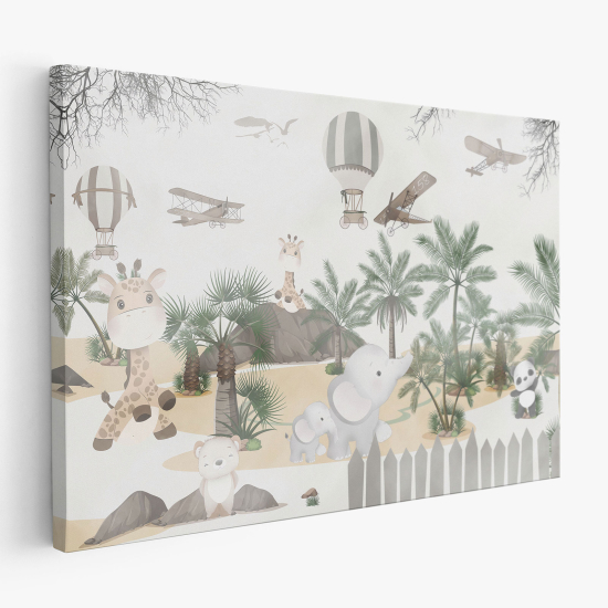 Canvas Print for Kids - Jungle Animals