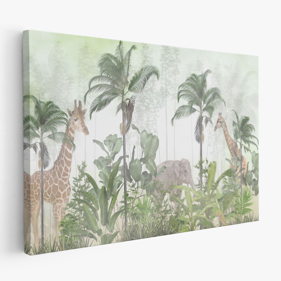 Canvas Print for Kids - Jungle Animals