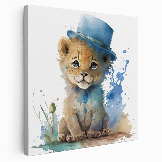 Canvas Print for Kids - Lion Cub