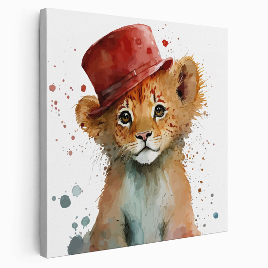 Canvas Print for Kids - Lion Cub