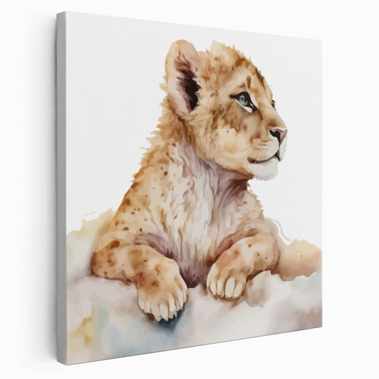 Canvas Print for Kids - Lion Cub