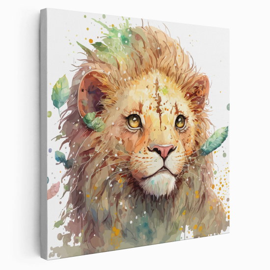 Canvas Print for Kids - Lion Cub