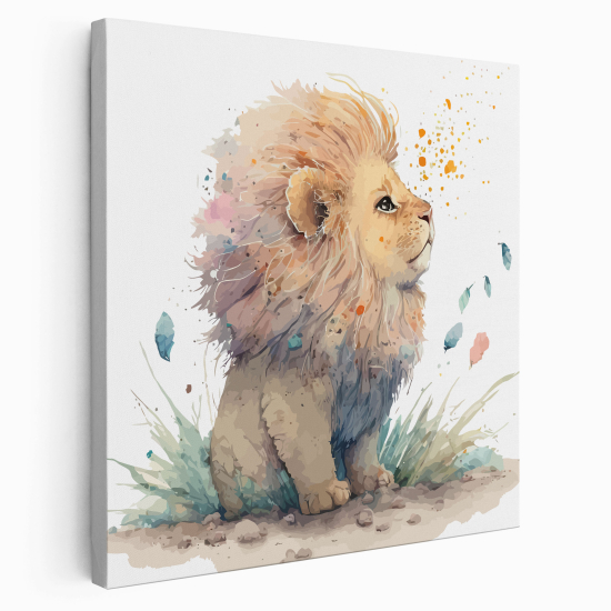 Canvas Print for Kids - Lion Cub