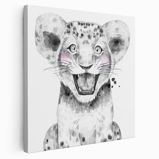 Canvas Print for Kids - Lion Cub