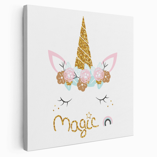 Canvas Print for Kids - Magic Unicorn