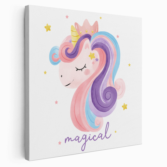 Canvas Print for Kids - Magical Unicorn