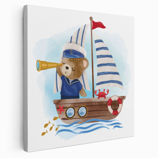 Canvas Print for Kids - Marine Bear