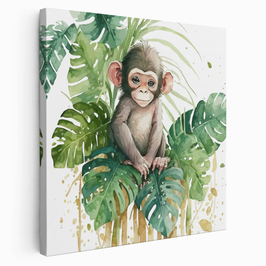 Canvas Print for Kids - Monkey