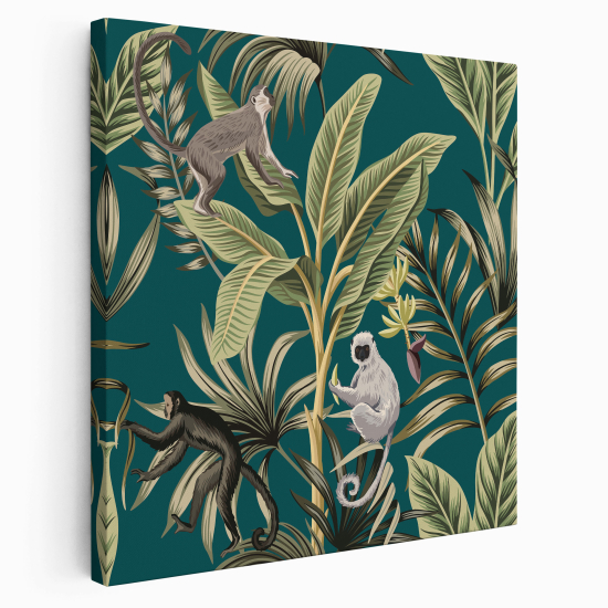 Canvas Print for Kids - Monkeys