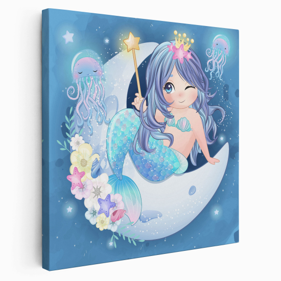 Canvas Print for Kids - Moon Siren