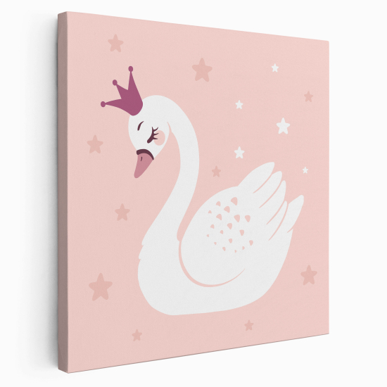 Canvas Print for Kids - Queen of Swans