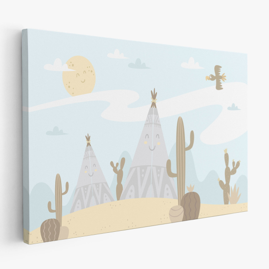 Canvas Print for Kids - Tipis