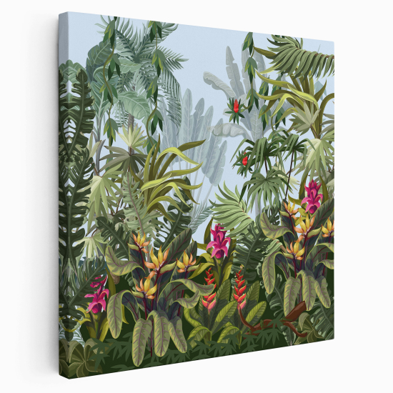 Canvas Print for Kids - Tropical forest