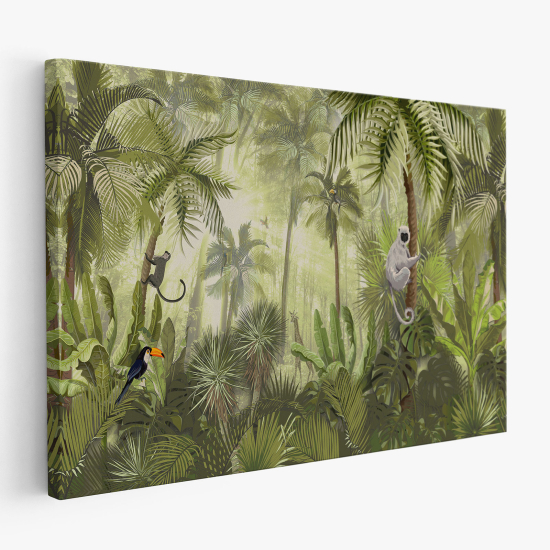 Canvas Print for Kids - Tropical Forest