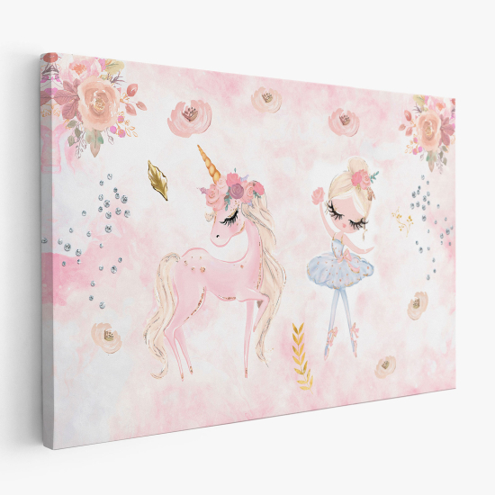 Canvas Print for Kids - Unicorn Princess