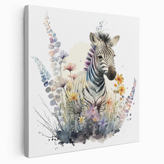 Canvas Print for Kids - Zebra