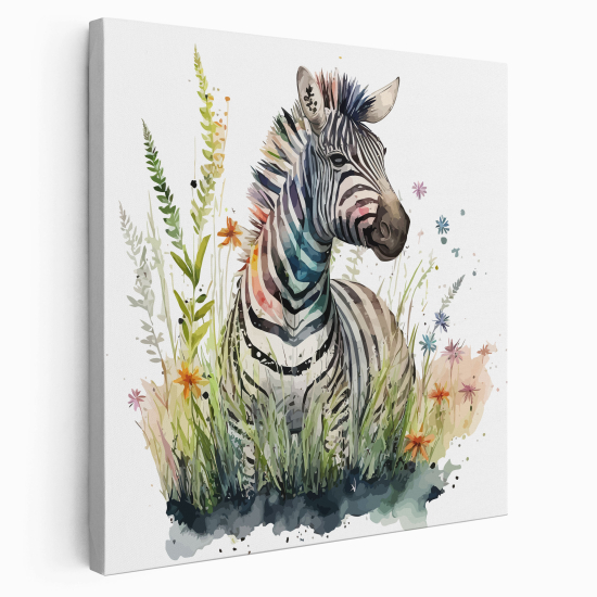 Canvas Print for Kids - Zebra