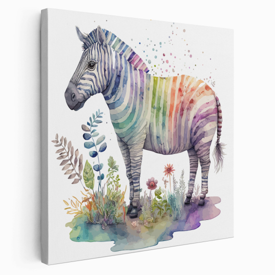 Canvas Print for Kids - Zebra