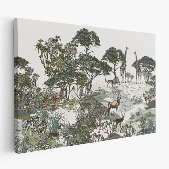 Canvas Print - Forest Animals