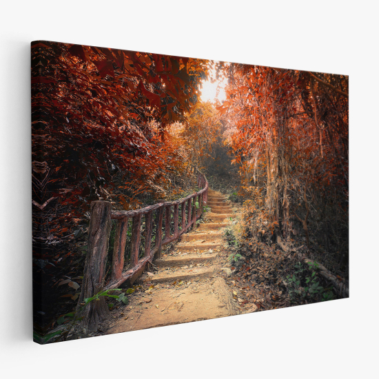 Canvas Print - Forest path