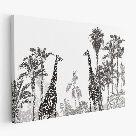 Canvas Print - Giraffes