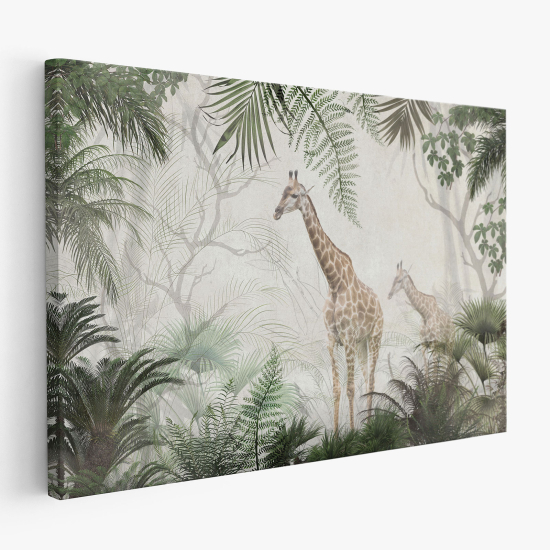 Canvas Print - Giraffes