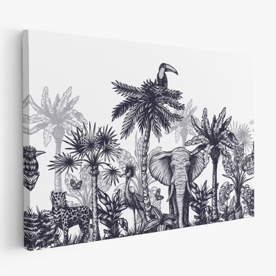 Canvas Print - Jungle Animals