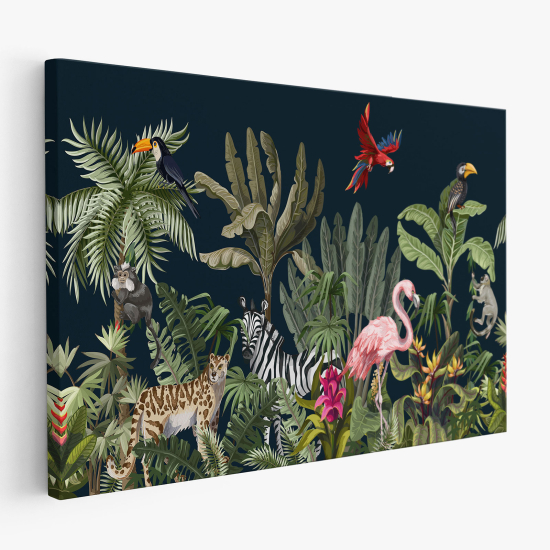 Canvas Print - Jungle Animals