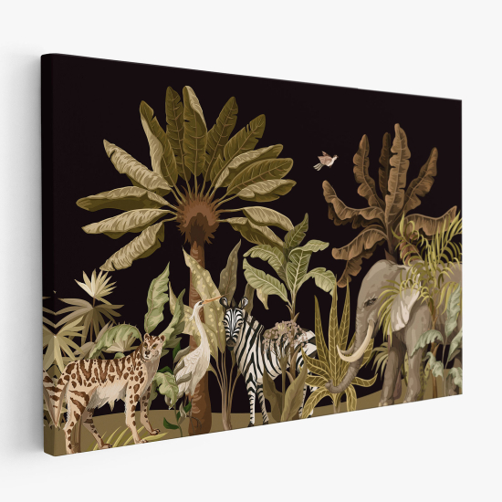 Canvas Print - Jungle Animals