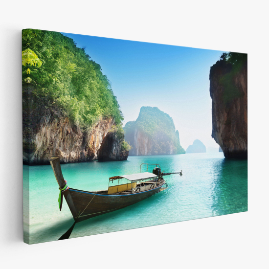 Canvas Print - Landscape of Krabi Island in Thailand