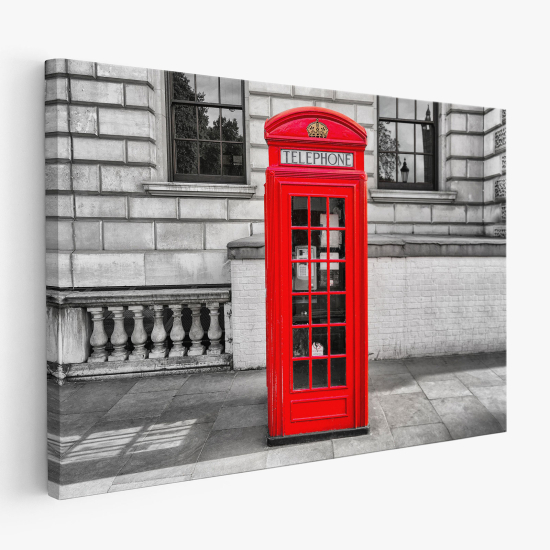 Canvas Print - London Telephone Booth