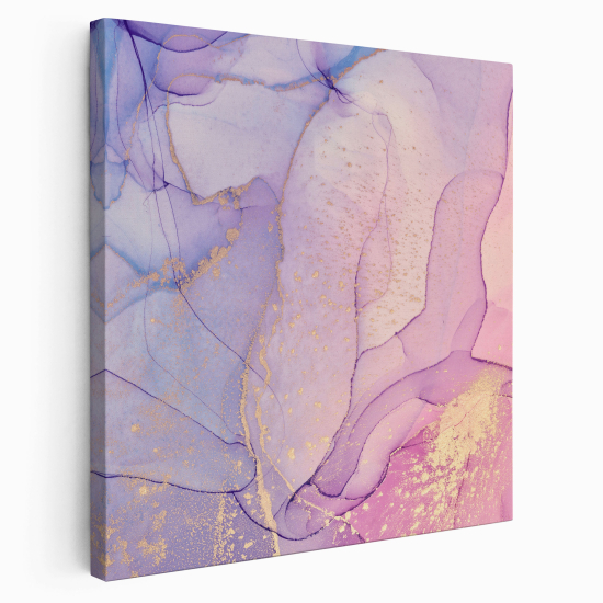 Canvas Print - Marbled effect