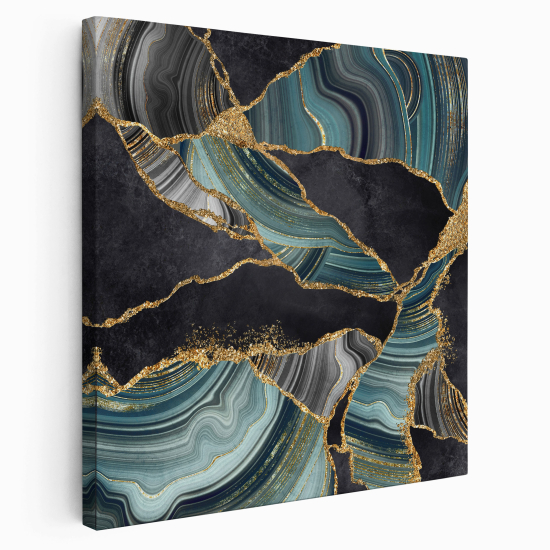 Canvas Print - Marbled effect