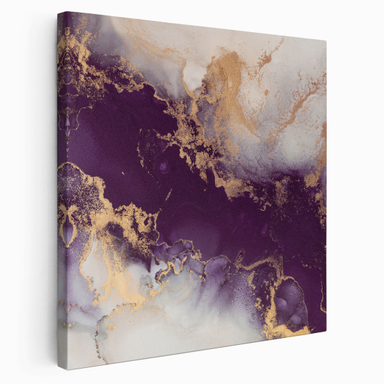 Canvas Print - Marbled effect