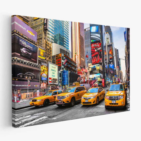 Canvas Print - New York Taxis