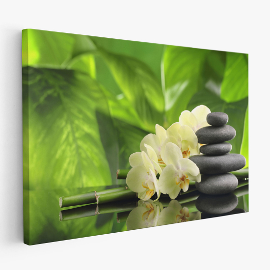 Canvas Print - Orchid Pebbles