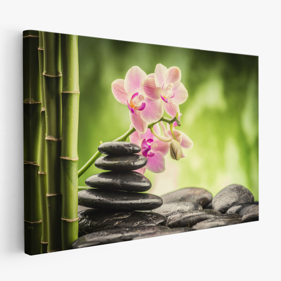 Canvas Print - Orchid Pebbles