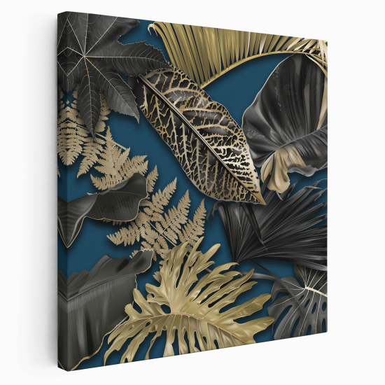 Canvas Print - Palm leaves