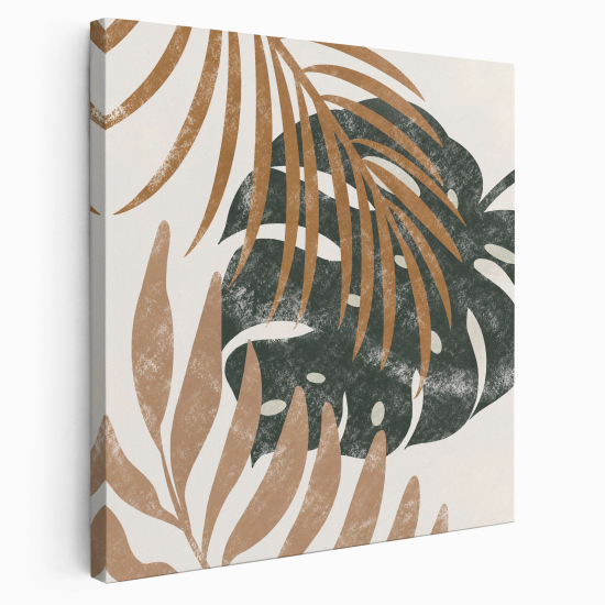 Canvas Print - Palm leaves