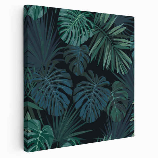 Canvas Print - Palm leaves