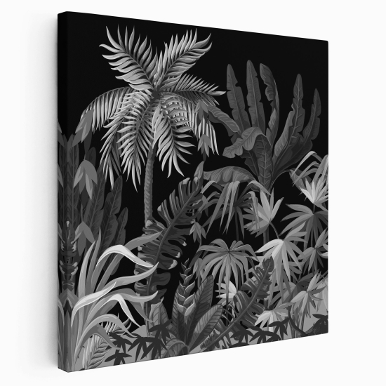 Canvas Print - Palm leaves