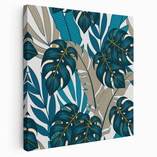 Canvas Print - Palm leaves