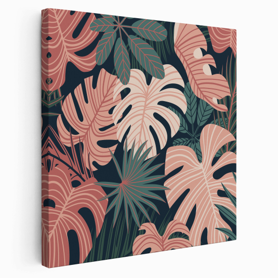 Canvas Print - Palm leaves